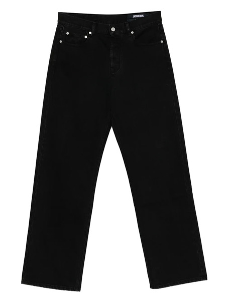  Jacquemus Vaqueros Rectos De-nîmes - Negro 