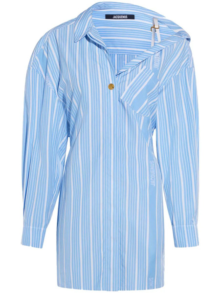  Jacquemus Vestido A Rayas - Azul 