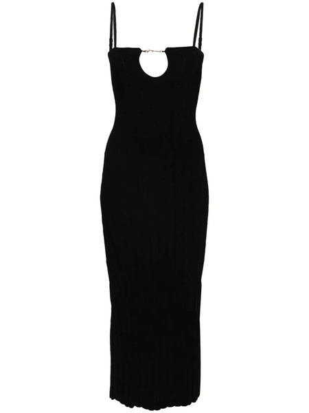  Jacquemus Vestido La Robe Sierra De Punto - Negro 