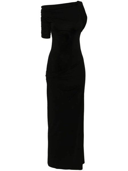  Jacquemus Vestido Midi The Drapeado - Negro 