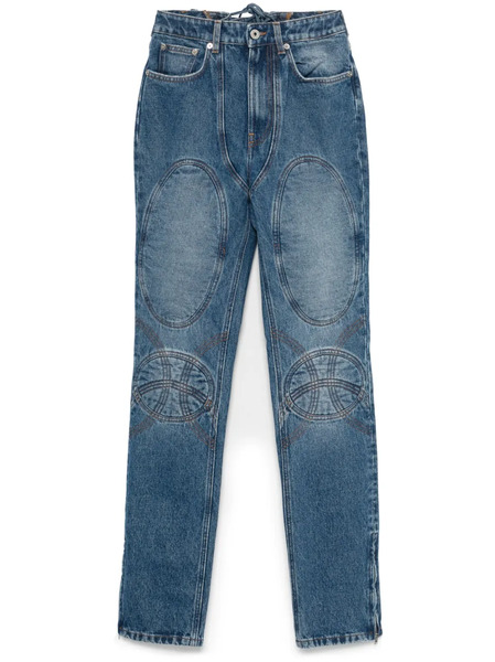  Jean Paul Gaultier Vaqueros Con Cordones - Azul 