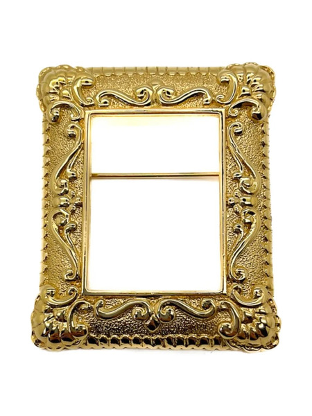  Jennifer Gibson Jewellery Broche Picture Frame De Jennifer Gibson Jewellery X Givenchy 1980 - Dorado 
