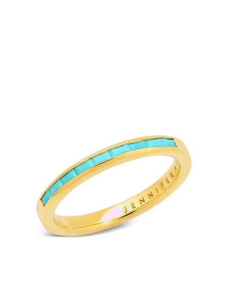  Jennifer Meyer Anillo Con Turquesa - Dorado 