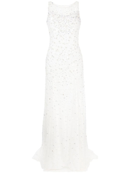  Jenny Packham Vestido Ida Con Apliques - Blanco 