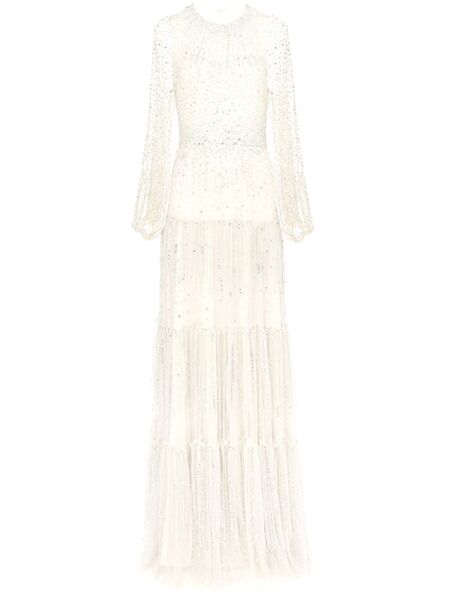  Jenny Packham Vestido Tramar - Neutro 