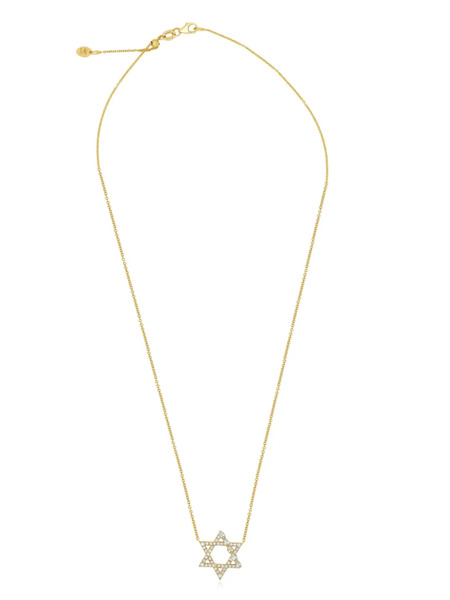  Jewels Aficionado Collar Star Of David En Oro Amarillo De 18 Ct Con Diamantes De Jewels Aficionado X Sammy Jacqueline - Dorado 