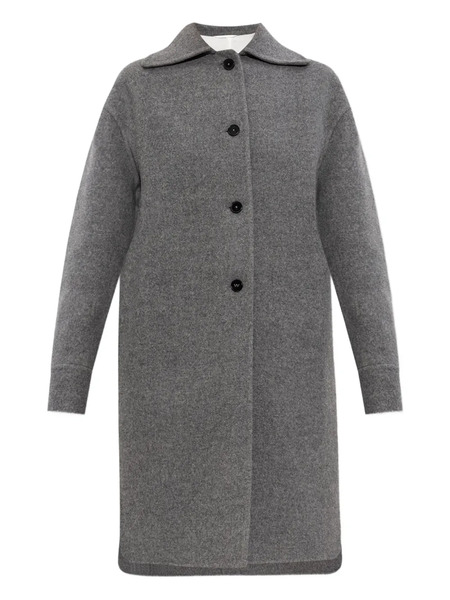  Jil Sander Abrigo Con Botones - Gris 