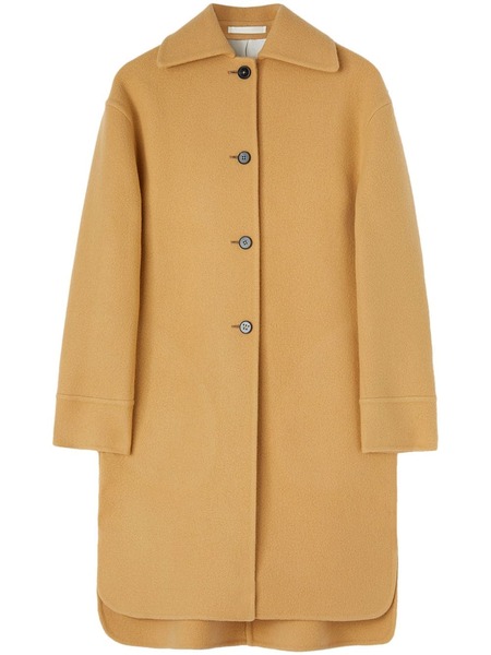  Jil Sander Abrigo Con Botones - Marrón 