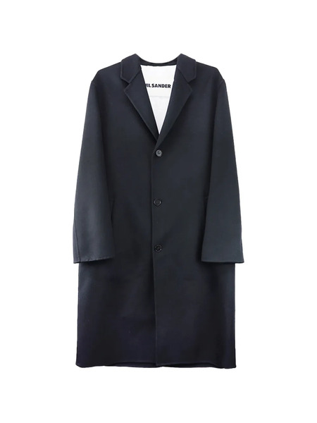  Jil Sander Abrigo Con Botones - Negro 