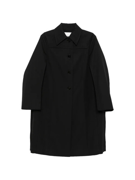  Jil Sander Abrigo Con Botones - Negro 