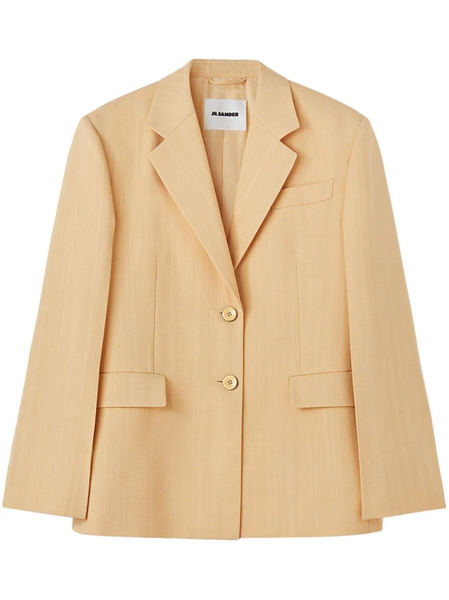  Jil Sander Blazer Con Botones - Naranja 