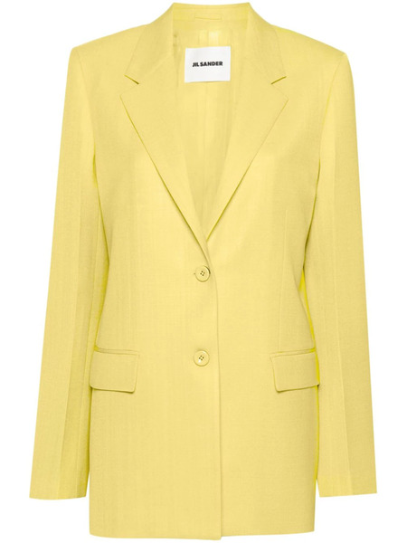  Jil Sander Blazer Con Botones - Verde 