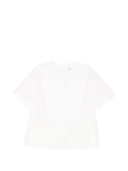  Jil Sander Blusa De Algodón - Blanco 