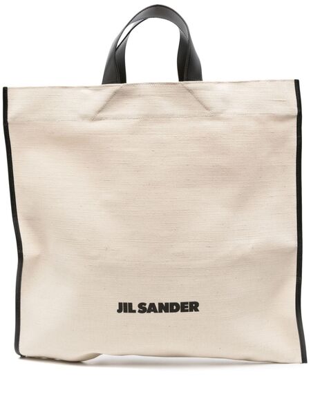  Jil Sander Bolso Shopper Con Logo Estampado - Neutro 