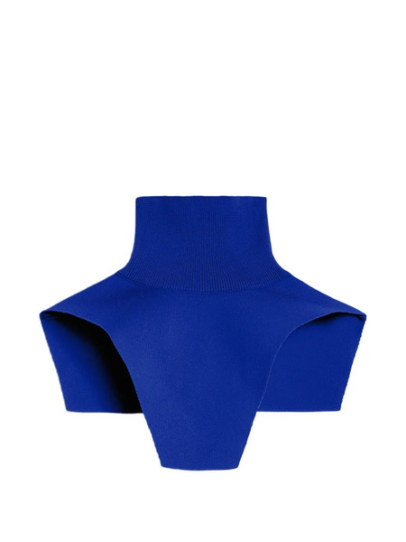  Jil Sander Camisa Con Cuello Alto - Azul 