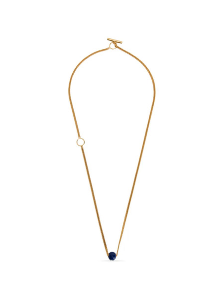  Jil Sander Collar Con Esfera - Dorado 