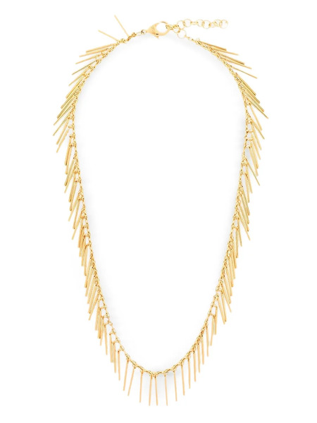  Jil Sander Collar Con Flecos - Dorado 
