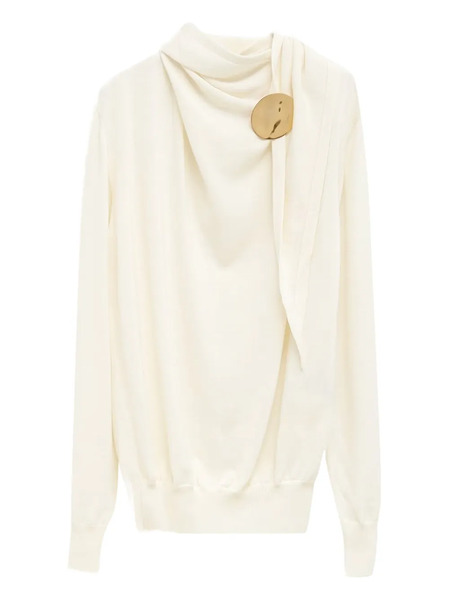  Jil Sander Jersey Drapeado - Neutro 