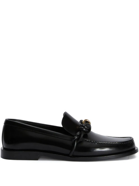  Jil Sander Mocasines Tangle Con Nudo - Negro 