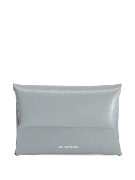  Jil Sander Monedero Con Logo - Gris 