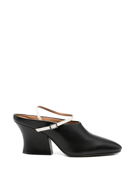  Jil Sander Mules Con Puntera En Punta - Negro 