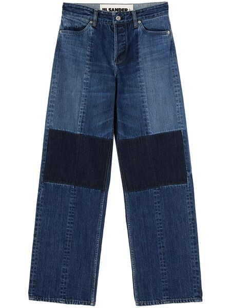  Jil Sander Pantalones Rectos - Azul 
