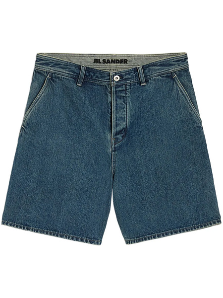  Jil Sander Pantalones Vaqueros Cortos Rectos - Azul 