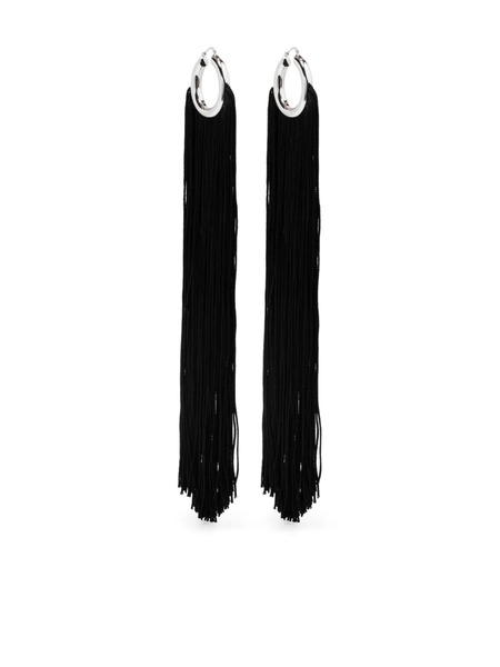  Jil Sander Pendientes Con Flecos - Plateado 
