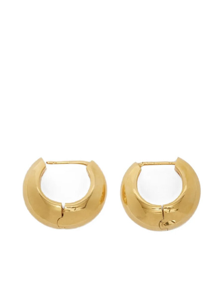  Jil Sander Pendientes De Aro Con Efecto Forjado - Dorado 