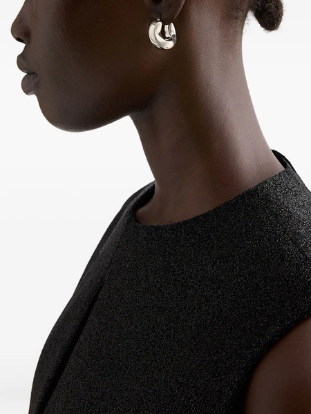  Jil Sander Pendientes De Aro Con Efecto Forjado - Plateado 