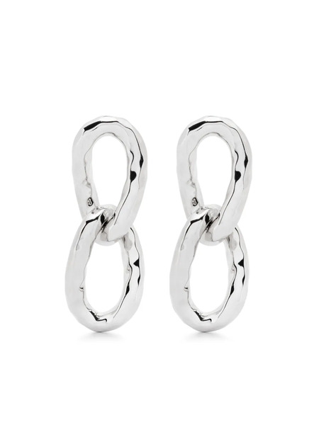  Jil Sander Pendientes De Cadena - Plateado 