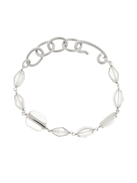  Jil Sander Pulsera De Cadena - Plateado 