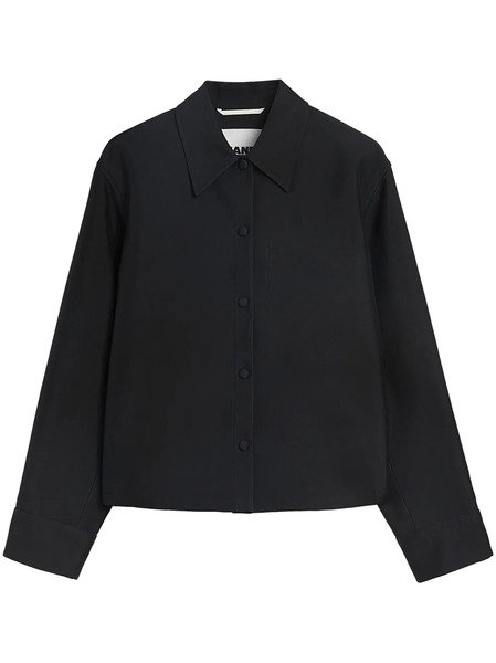  Jil Sander Sobrecamisa Con Botones - Negro 