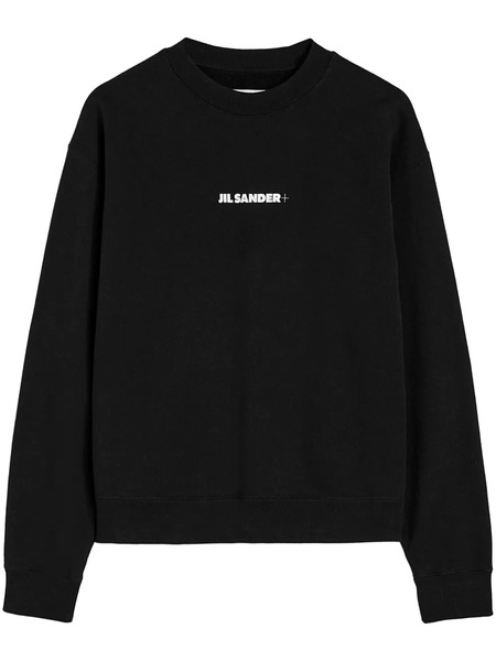  Jil Sander Sudadera Con Logo Estampado - Negro 