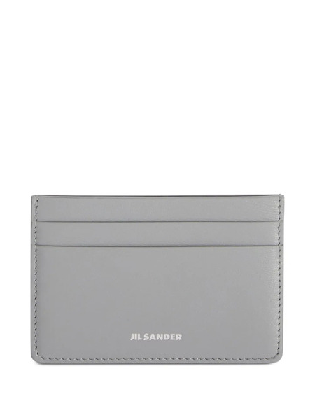  Jil Sander Tarjetero Con Logo - Gris 