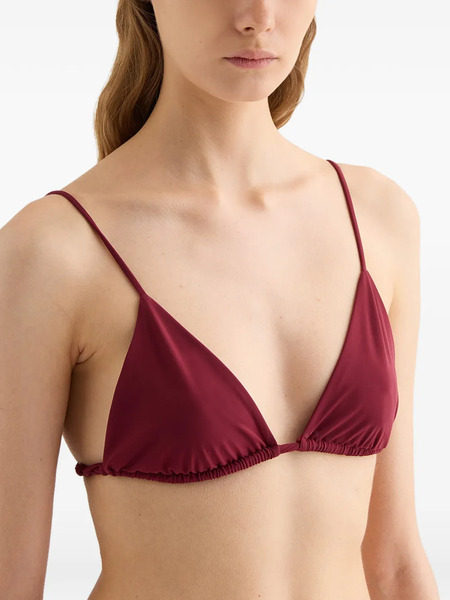  Jil Sander Top De Bikini Con Diseño Triangular - Rojo 