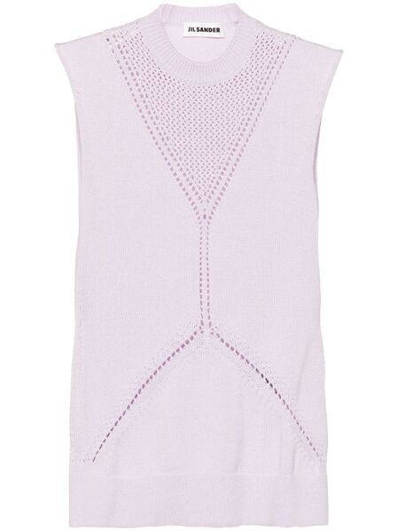  Jil Sander Top De Punto - Morado 