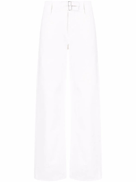  Jil Sander Vaqueros Anchos Con Bolsillos - Blanco 