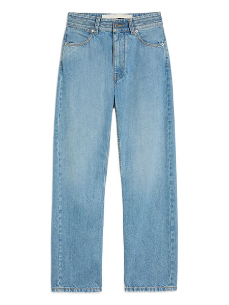  Jil Sander Vaqueros Con Logo - Azul 
