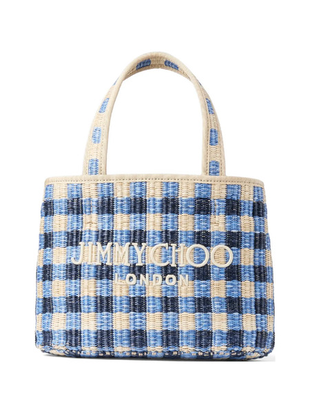  Jimmy Choo Bolso Shopper Beach East-west Mini - Azul 