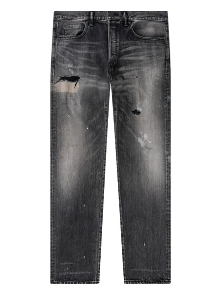  John Elliott Vaqueros Con Efecto Envejecido - Negro 