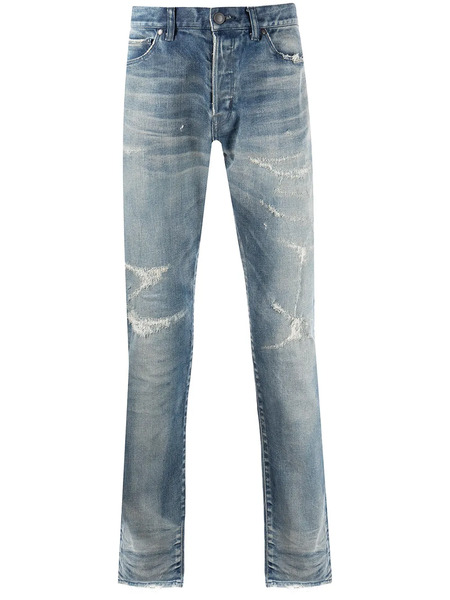  John Elliott Vaqueros Slim The Cast 2 - Azul 