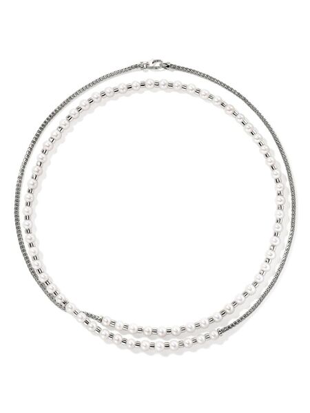  John Hardy Collar Jh Essential Con Perla - Plateado 