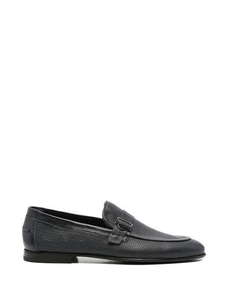  John Harrison Mocasines Con Perforaciones - Azul 