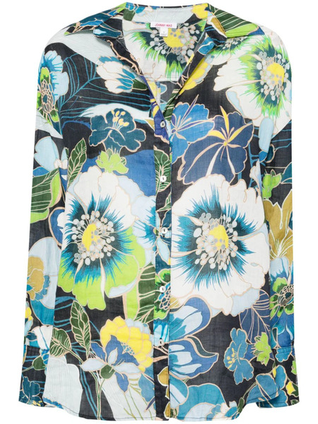  Johnny Was Camisa Jenn - Azul 