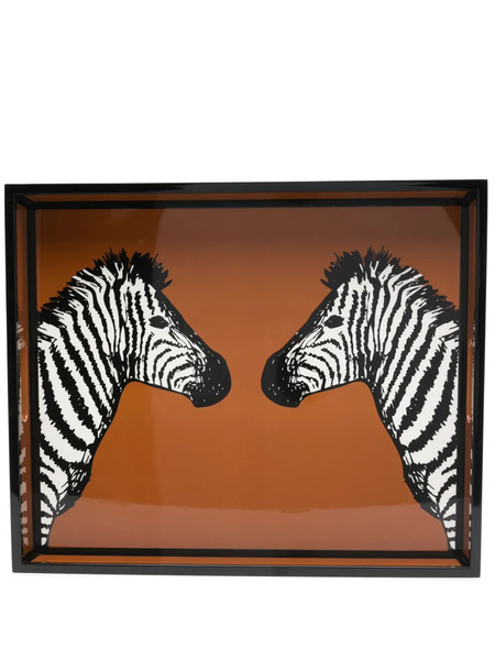  Jonathan Adler Bandeja Zebra - Marrón 