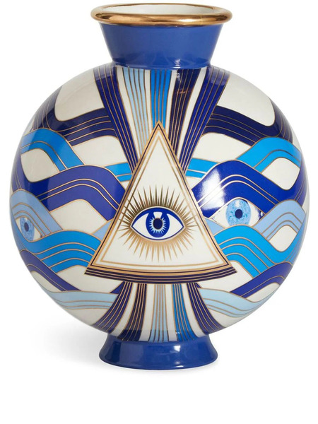  Jonathan Adler Jarrón Druggist Eye - Azul 