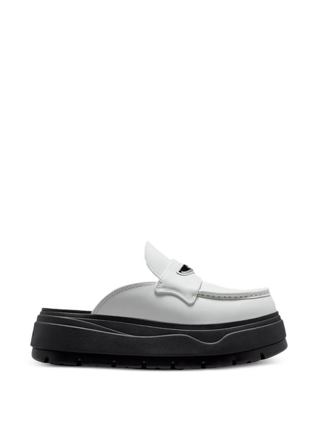  Jordan Mules Penny Con Plataforma - Blanco 