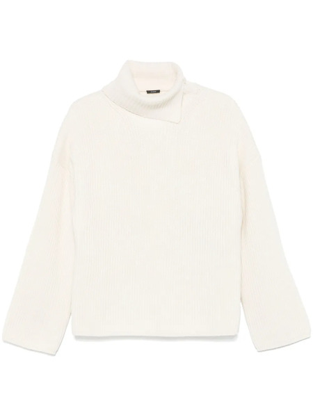  Joseph Jersey Con Cuello Alto - Blanco 