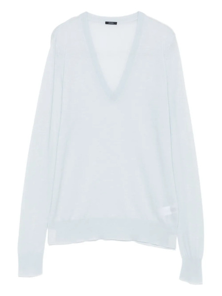  Joseph Jersey Con Cuello En V - Azul 